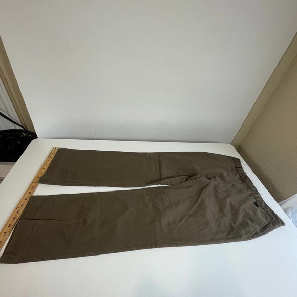 Lauren Ralph Lauren Straight Leg Trouser Pants Womens 12 Brown Mid Rise Pockets - Picture 6 of 11